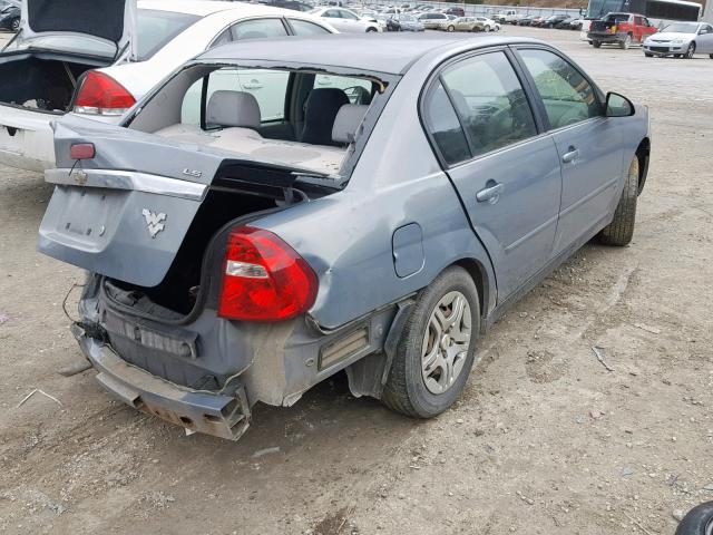 1G1ZS58FX7F102445 - 2007 CHEVROLET MALIBU LS BLUE photo 4