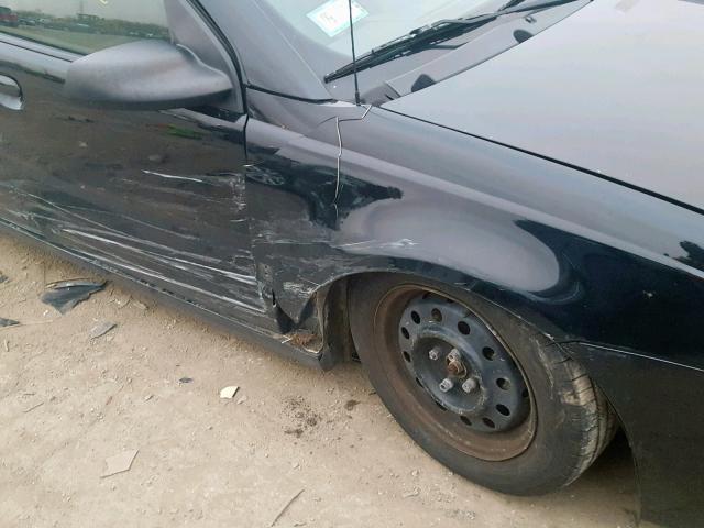 1G8AJ55F97Z131682 - 2007 SATURN ION LEVEL BLACK photo 9