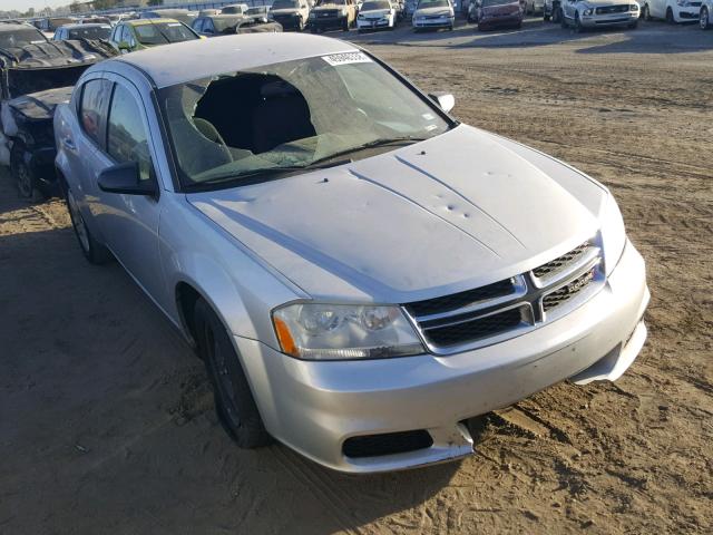 1B3BD4FB8BN517258 - 2011 DODGE AVENGER EX SILVER photo 1