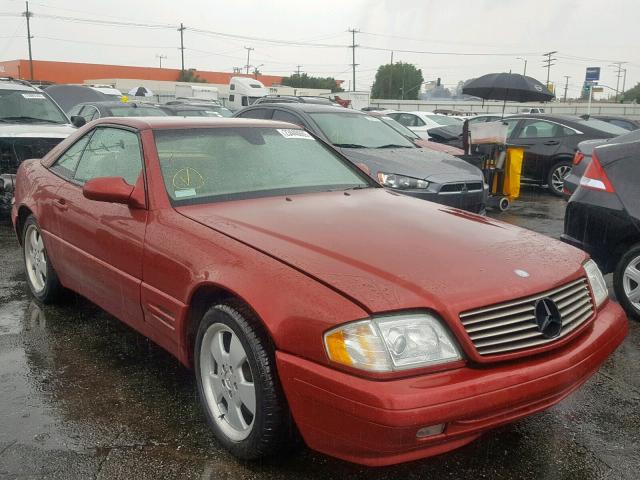 WDBFA68FXXF186574 - 1999 MERCEDES-BENZ SL 500 MAROON photo 1