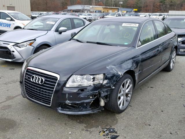 WAUSG74F79N017936 - 2009 AUDI A6 BLACK photo 2