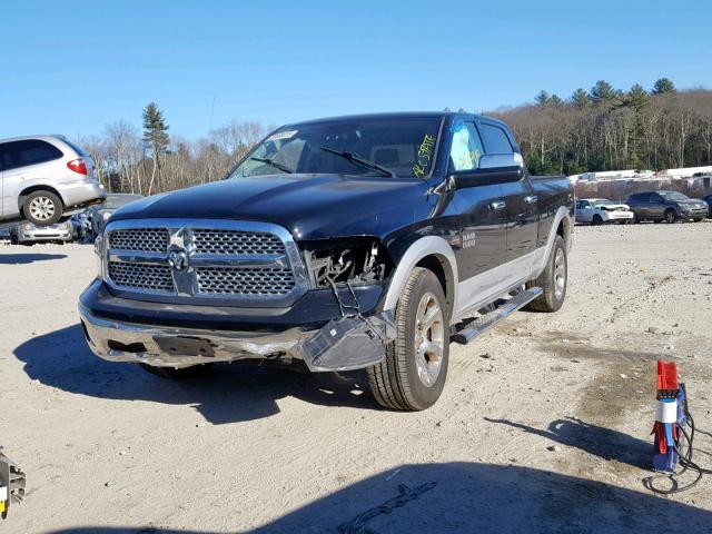 1C6RR7VT6DS710725 - 2013 RAM 1500 LARAM BLACK photo 2