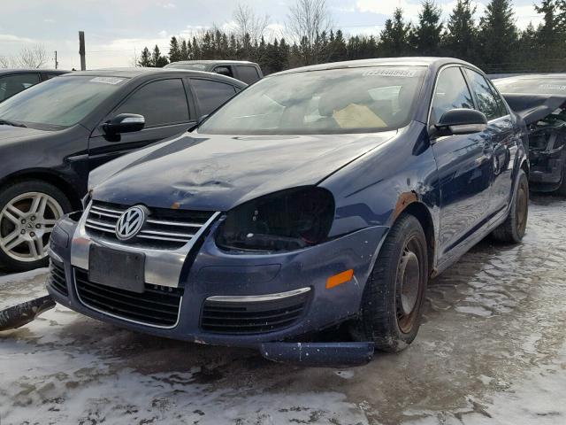 3VWDT31K46M661298 - 2006 VOLKSWAGEN JETTA TDI BLUE photo 2