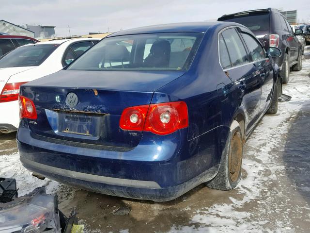 3VWDT31K46M661298 - 2006 VOLKSWAGEN JETTA TDI BLUE photo 4