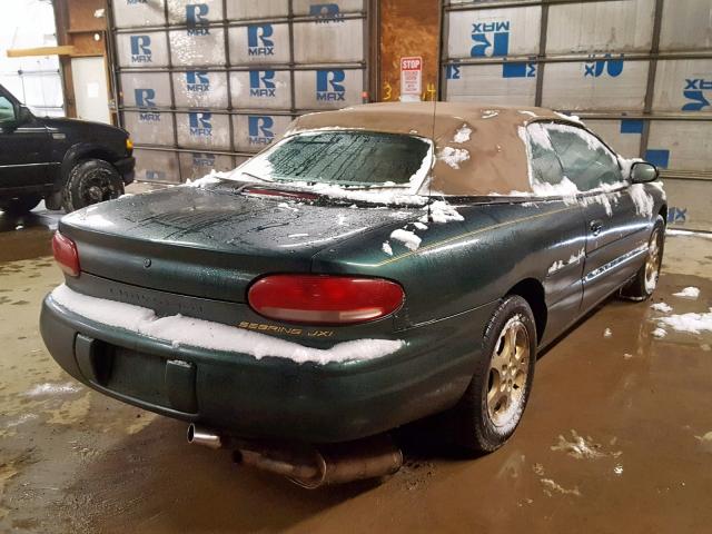 3C3EL55H7WT289516 - 1998 CHRYSLER SEBRING JX GREEN photo 4