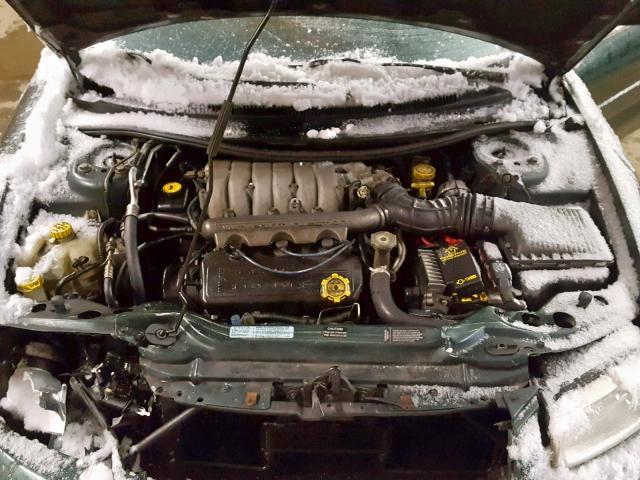 3C3EL55H7WT289516 - 1998 CHRYSLER SEBRING JX GREEN photo 7