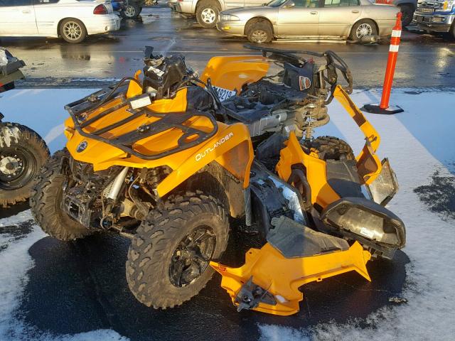 3JBLMAT47JJ001865 - 2018 CAN-AM OUTLANDER ORANGE photo 2