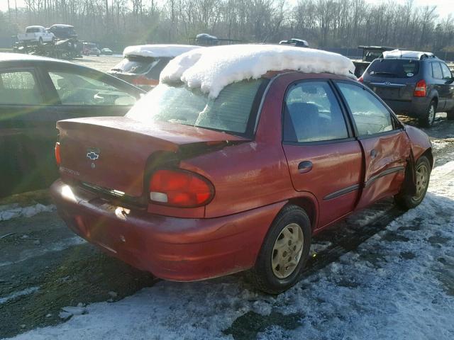 2C1MR5222W6726653 - 1998 CHEVROLET METRO LSI RED photo 6