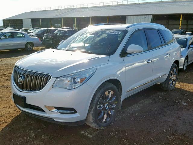 5GAKVCKD8HJ142731 - 2017 BUICK ENCLAVE WHITE photo 2