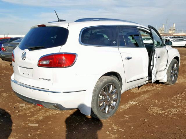 5GAKVCKD8HJ142731 - 2017 BUICK ENCLAVE WHITE photo 4