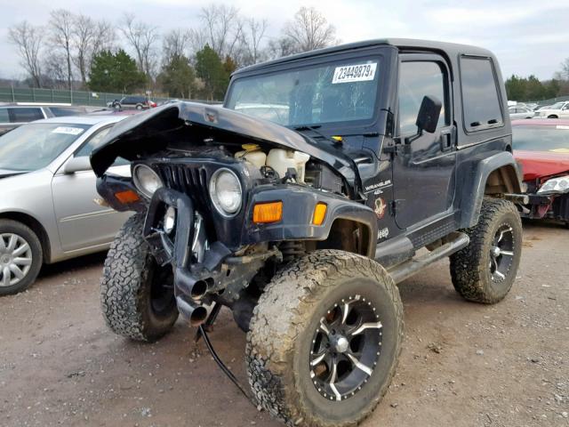 1J4FY49S7XP465143 - 1999 JEEP WRANGLER / BLACK photo 2