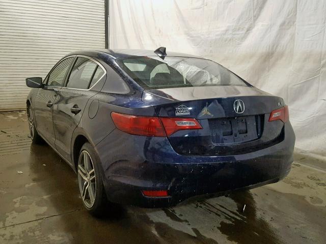 19VDE1F37EE008243 - 2014 ACURA ILX 20 BLUE photo 3