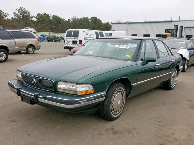 1G4HP52L4SH406267 - 1995 BUICK LESABRE CU GREEN photo 2