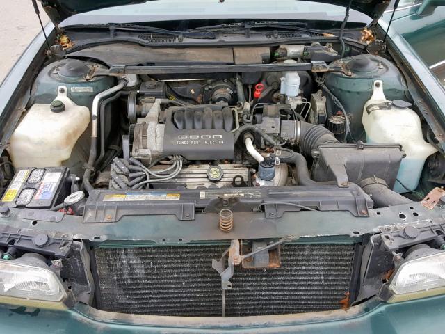 1G4HP52L4SH406267 - 1995 BUICK LESABRE CU GREEN photo 7