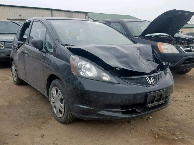 JHMGE8H38BC010644 - 2011 HONDA FIT BLACK photo 1