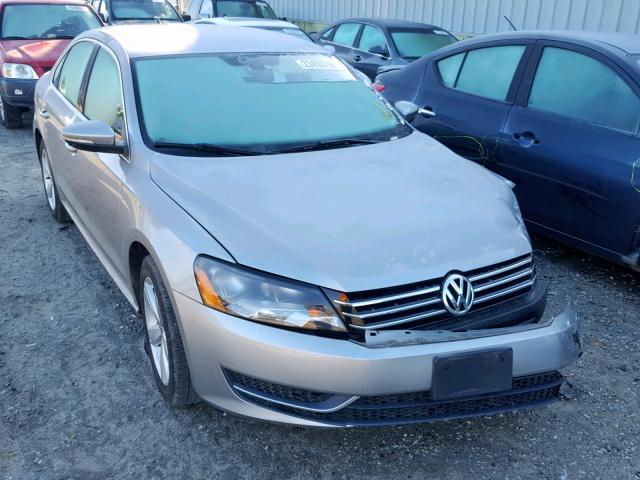 1VWBH7A37CC062028 - 2012 VOLKSWAGEN PASSAT SE SILVER photo 1