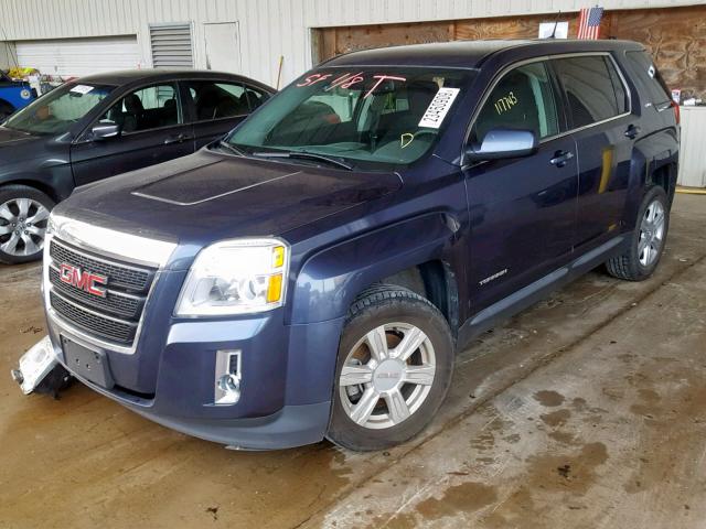 2GKALMEKXE6334441 - 2014 GMC TERRAIN SL 蓝色 照片 2