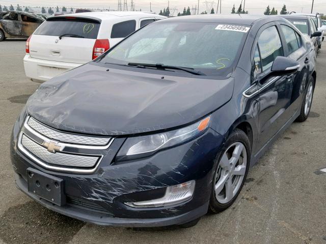 1G1RE6E45EU174100 - 2014 CHEVROLET VOLT BLACK photo 2