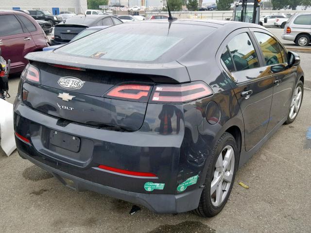 1G1RE6E45EU174100 - 2014 CHEVROLET VOLT BLACK photo 4