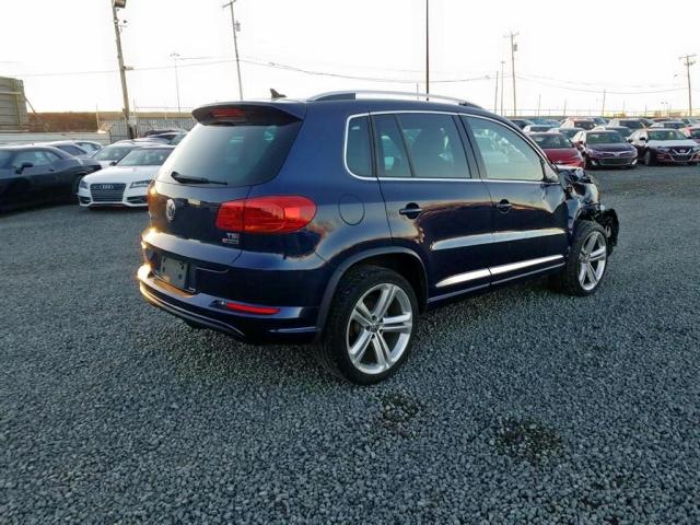 WVGBV7AX1GW060113 - 2016 VOLKSWAGEN TIGUAN S BLUE photo 4