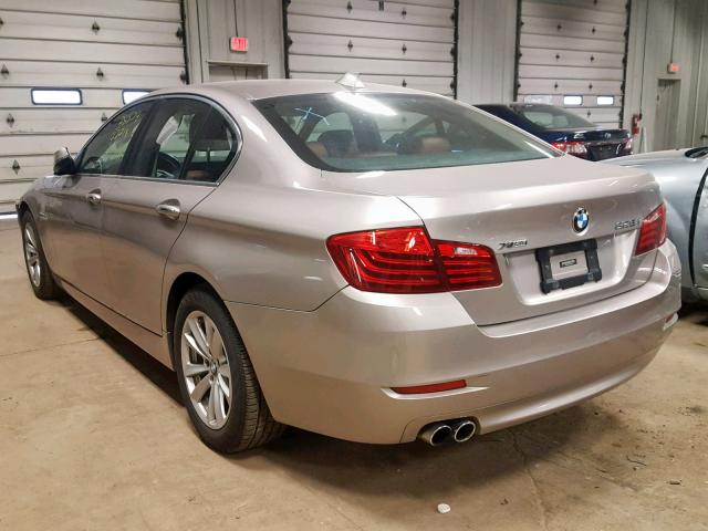 WBA5A7C57GG144128 - 2016 BMW 528 XI BEIGE photo 3