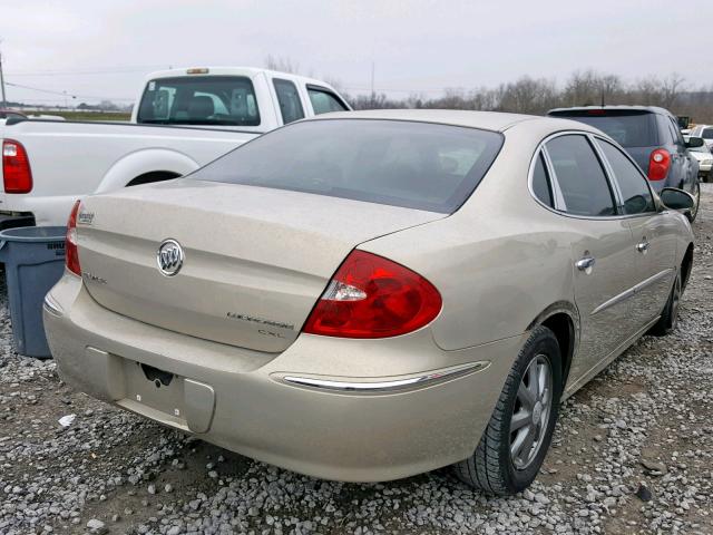 2G4WD582391125511 - 2009 BUICK LACROSSE C TAN photo 4