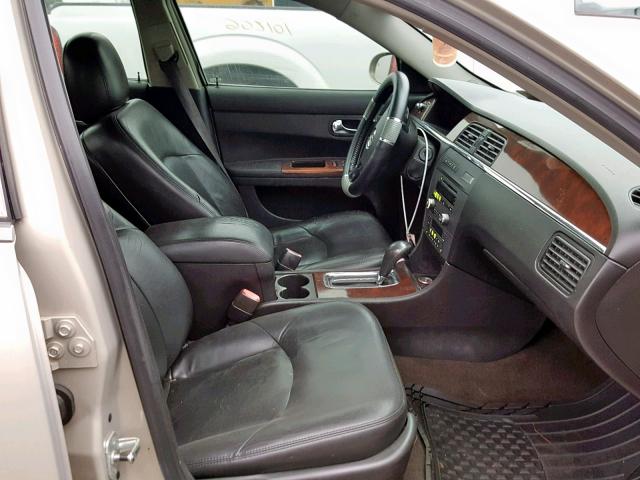 2G4WD582391125511 - 2009 BUICK LACROSSE C TAN photo 5