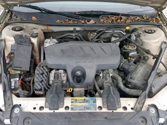 2G4WD582391125511 - 2009 BUICK LACROSSE C TAN photo 7