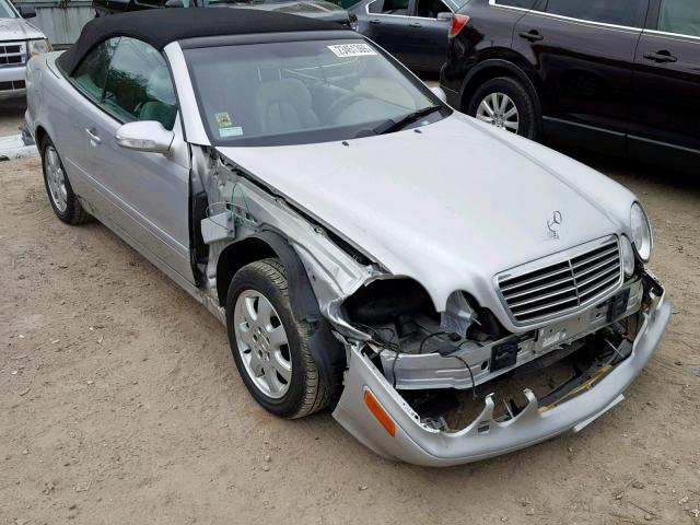 WDBLK65G03T135979 - 2003 MERCEDES-BENZ CLK 320 SILVER photo 1