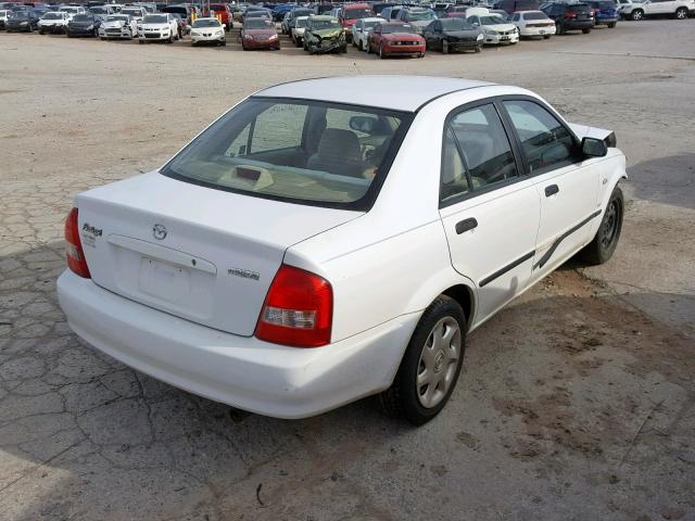 JM1BJ225030162435 - 2003 MAZDA PROTEGE DX WHITE photo 4