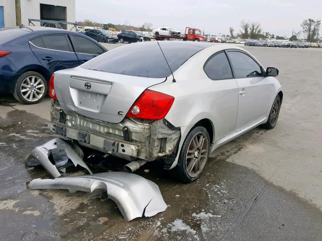 JTKDE177250042617 - 2005 TOYOTA SCION TC ვერცხლისფერი ფოტო 4