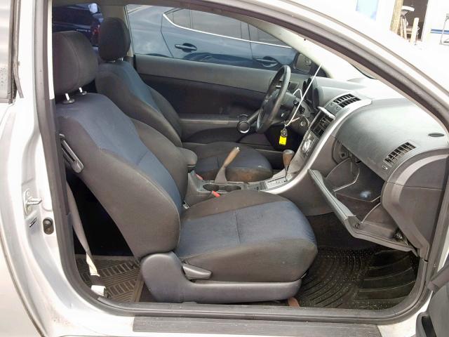 JTKDE177250042617 - 2005 TOYOTA SCION TC ვერცხლისფერი ფოტო 5