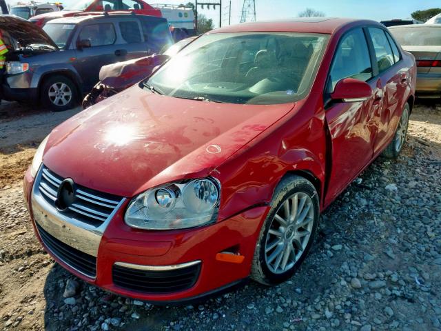 3VWRJ71K28M118621 - 2008 VOLKSWAGEN JETTA WOLF RED photo 2