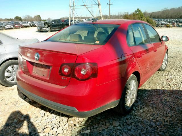 3VWRJ71K28M118621 - 2008 VOLKSWAGEN JETTA WOLF RED photo 4