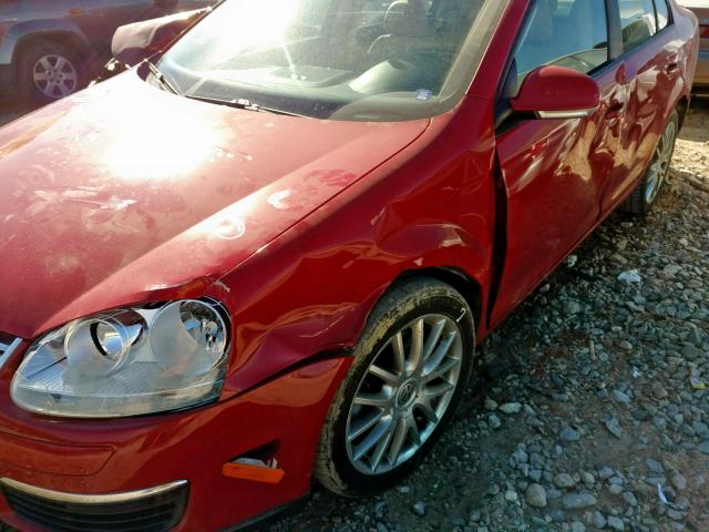 3VWRJ71K28M118621 - 2008 VOLKSWAGEN JETTA WOLF RED photo 9