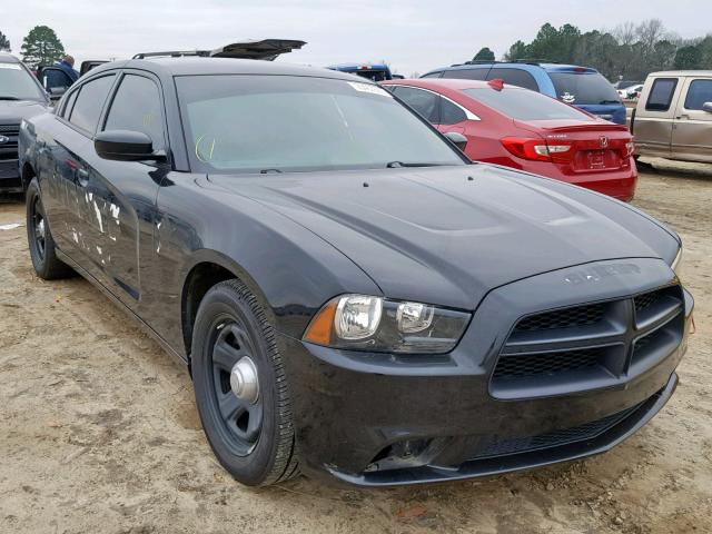 2C3CDXAG8EH216921 - 2014 DODGE CHARGER PO BLACK photo 1