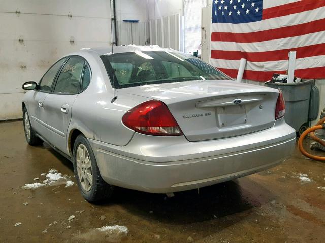 1FAFP53U17A182495 - 2007 FORD TAURUS SE SILVER photo 3