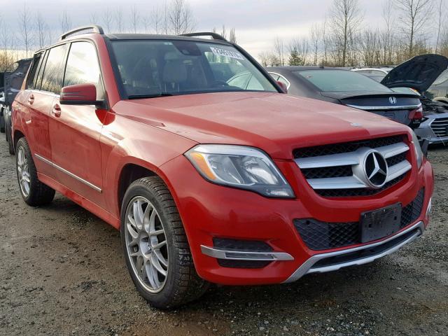 WDCGG0EB0EG319797 - 2014 MERCEDES-BENZ GLK 250 BL RED photo 1