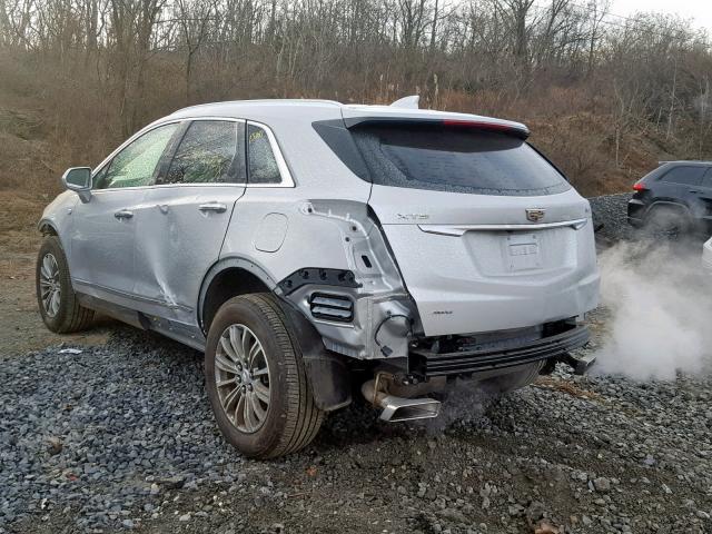 1GYKNDRS6JZ130488 - 2018 CADILLAC XT5 LUXURY SILVER photo 3