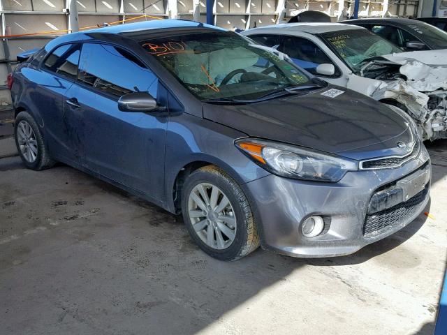 KNAFX6A89G5650050 - 2016 KIA FORTE EX GRAY photo 1