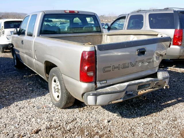 2GCEC19X231312588 - 2003 CHEVROLET SILVERADO BEIGE photo 3