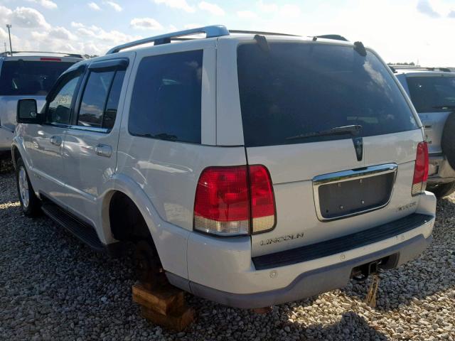 5LMEU68H73ZJ13962 - 2003 LINCOLN AVIATOR 白色 照片 3
