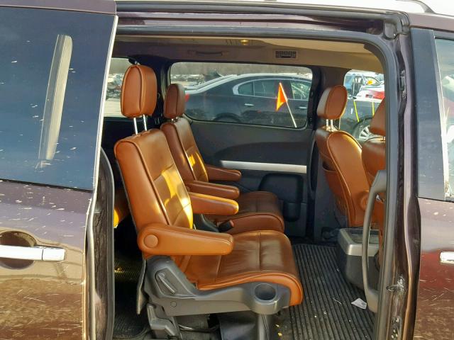 5N1BV28U07N133847 - 2007 NISSAN QUEST S BROWN photo 6