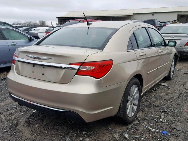 1C3CCBBG2DN660029 - 2013 CHRYSLER 200 TOURIN GOLD photo 4