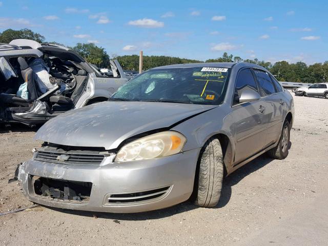 2G1WT58K869107714 - 2006 CHEVROLET IMPALA LT SILVER photo 2