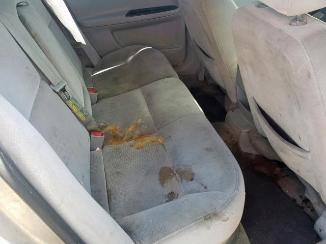 2G1WT58K869107714 - 2006 CHEVROLET IMPALA LT SILVER photo 6