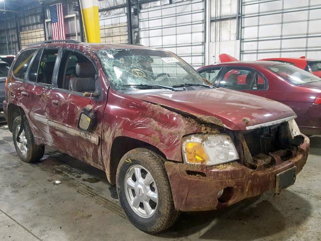 1GKDT13S532252965 - 2003 GMC ENVOY MAROON photo 1