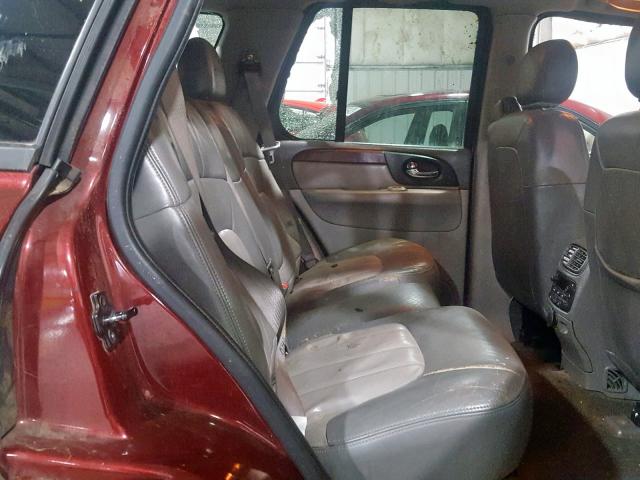 1GKDT13S532252965 - 2003 GMC ENVOY MAROON photo 6