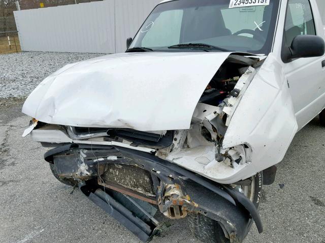 4F4YR12D64TM08254 - 2004 MAZDA B2300 WHITE photo 10