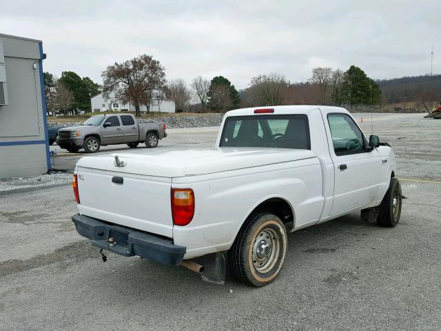 4F4YR12D64TM08254 - 2004 MAZDA B2300 WHITE photo 4